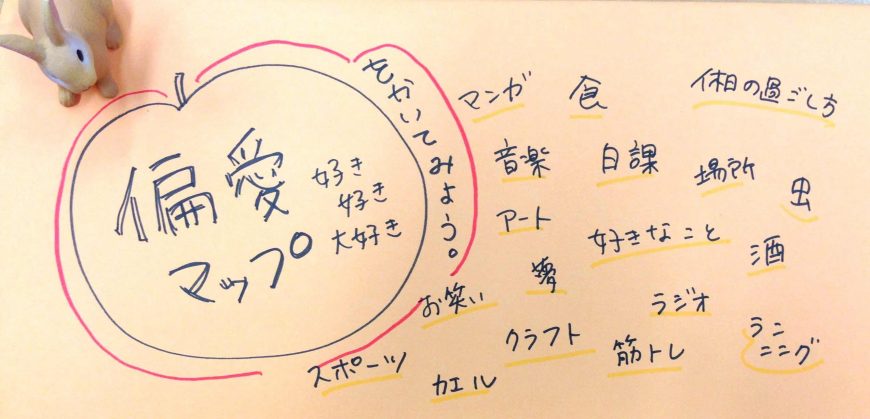 スナック ひかげ 第10回 好きなものだらけ 偏愛マップ を書いてみたら 全方位受放射活動家みか